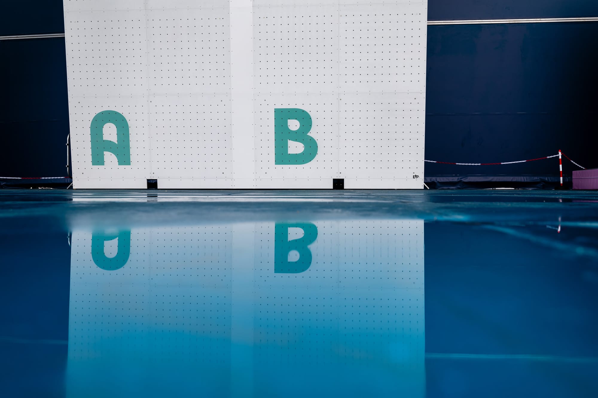 The Olympic speed wall in Le Bourget